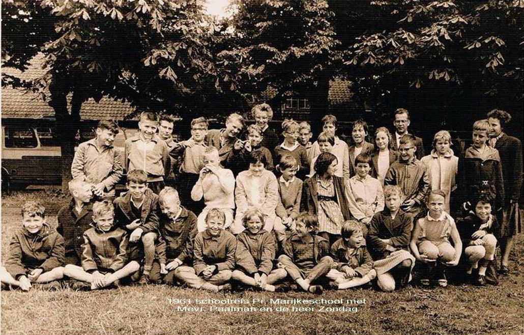 1961 Schoolreisje Pr Marijkeschool Zondag Paalman