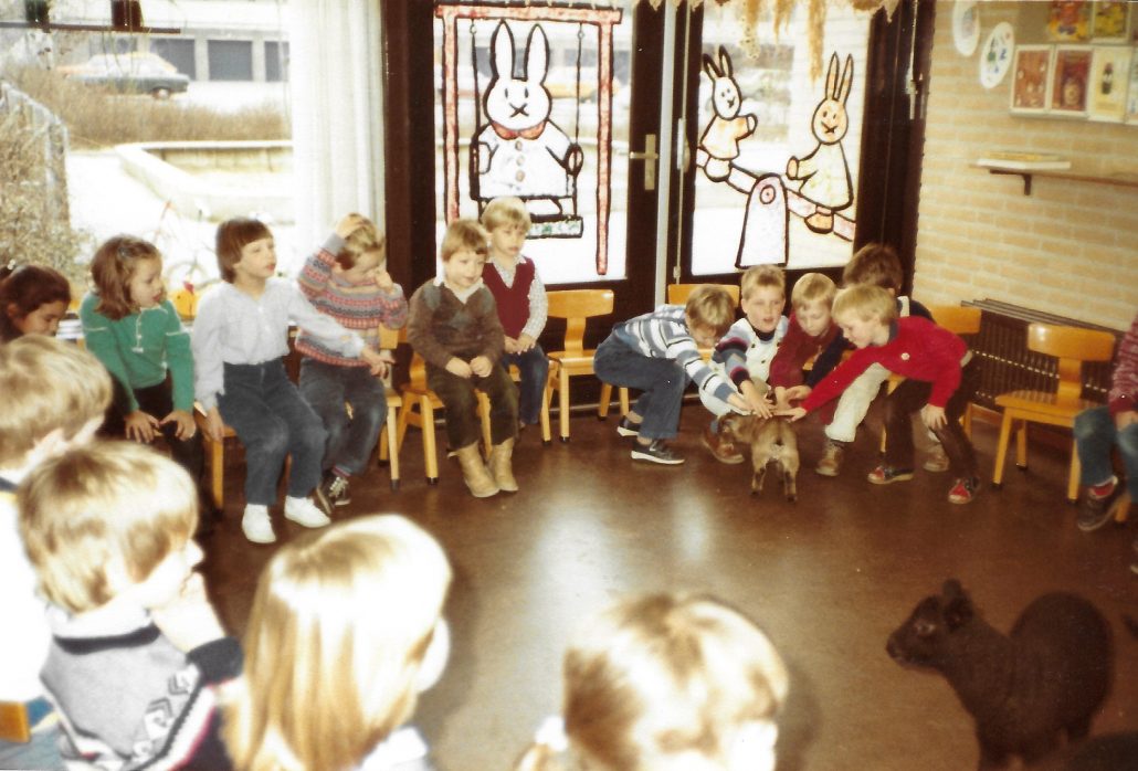 1983 voorjaar in kleutergroep